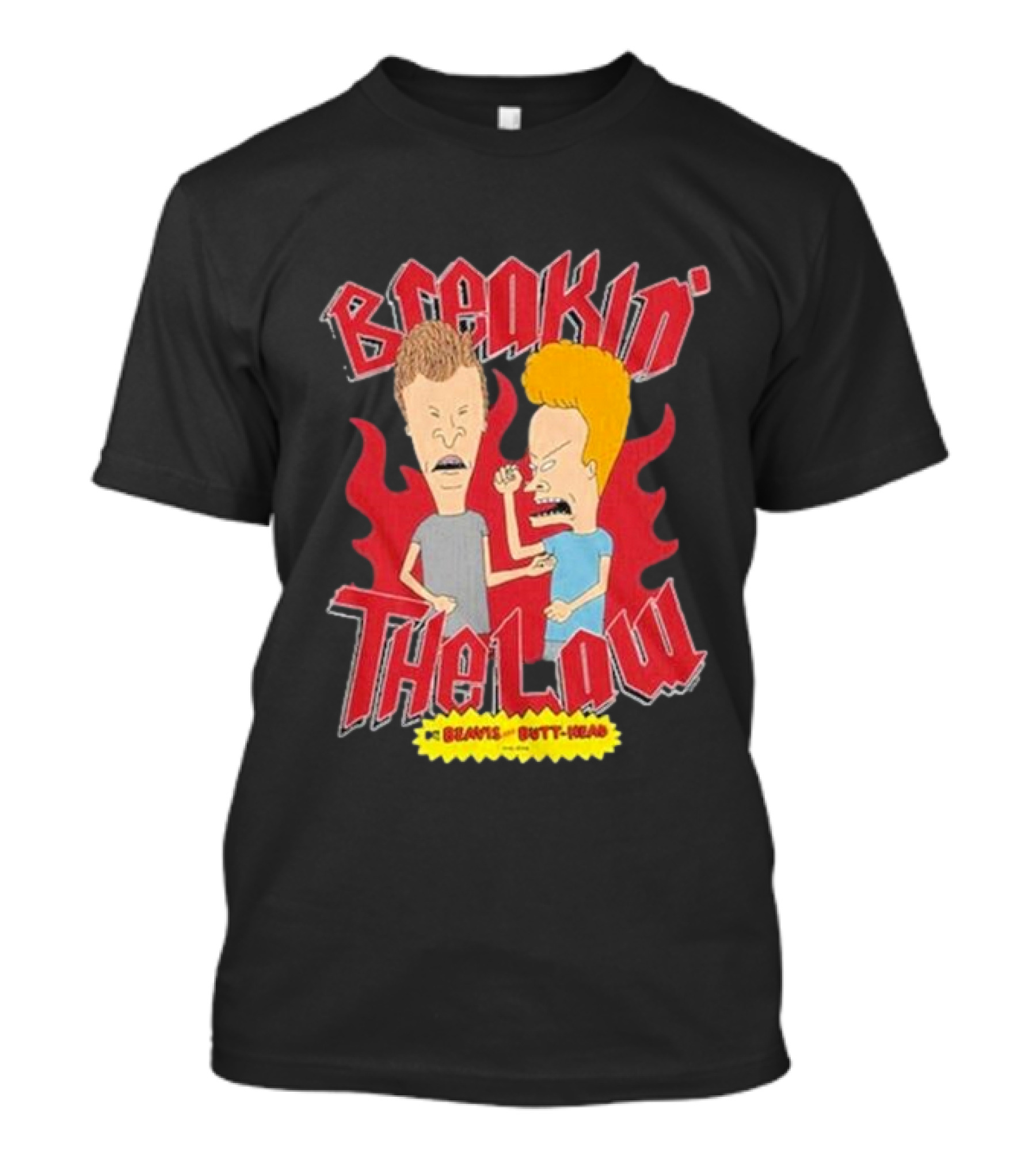 Beavis And Butt-Head Breakin The Law T-Shirt
