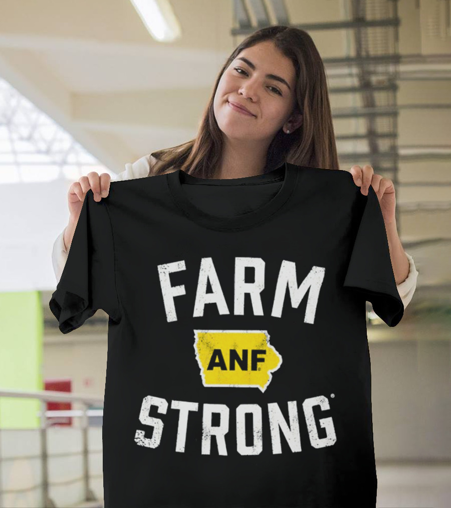 Iowa Hawkeyes Farm Strong ANF America Needs Farmers T-Shirt