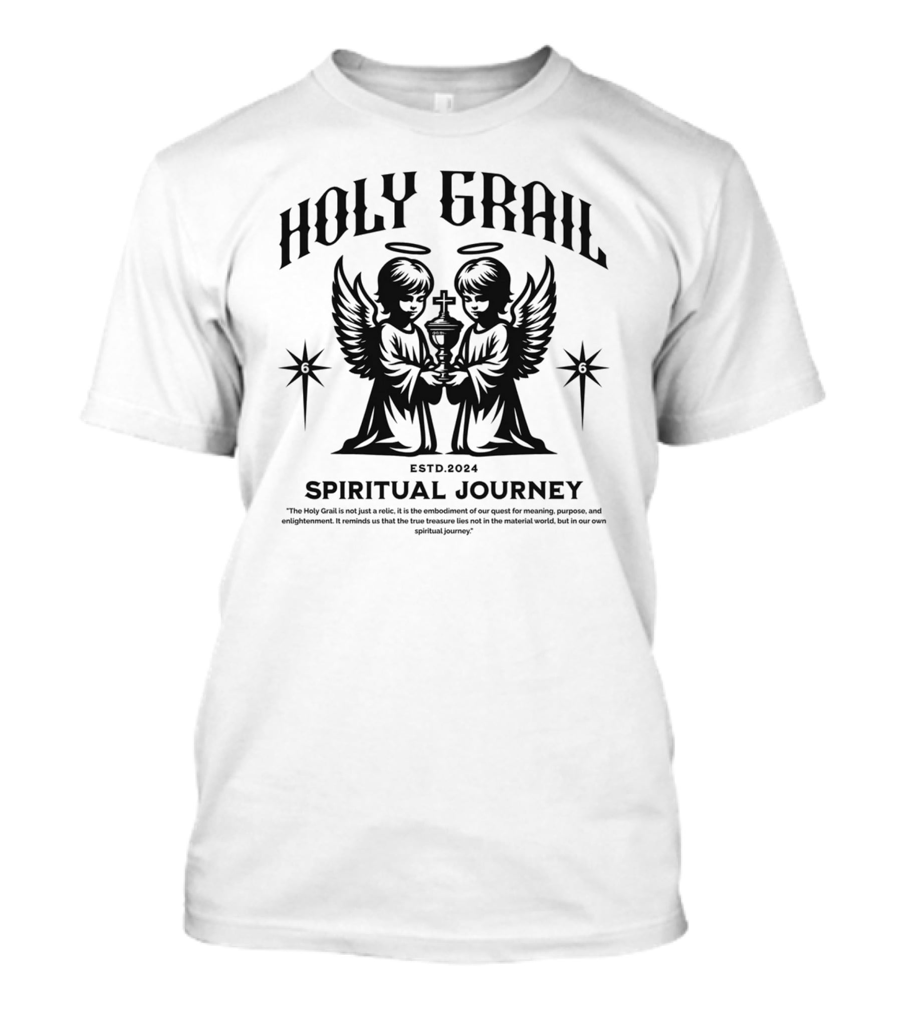 Holy Grail Spiritual Journey ESTD T-Shirt