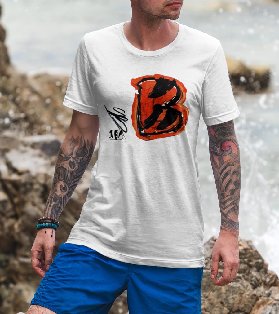 Rookies Cincinnati Bengals Bold Orange B T-Shirt