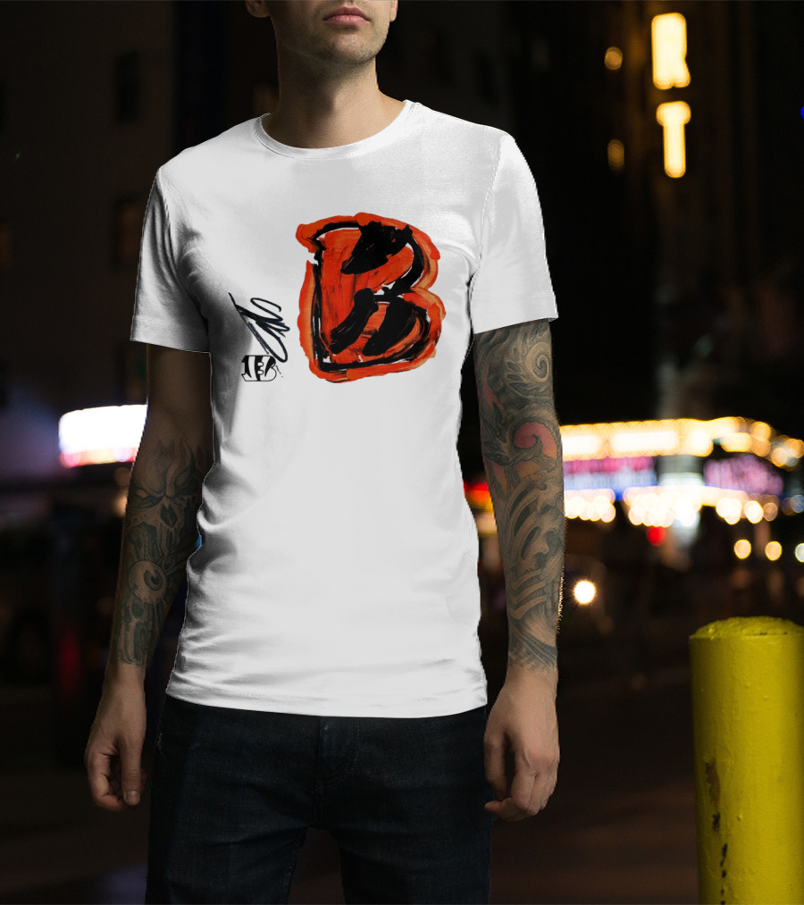 Rookies Cincinnati Bengals Bold Orange B T-Shirt