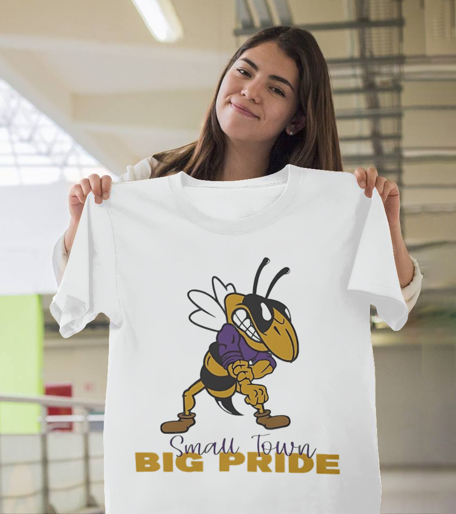 Small Town Big Pride Bee Mascot T-Shirt