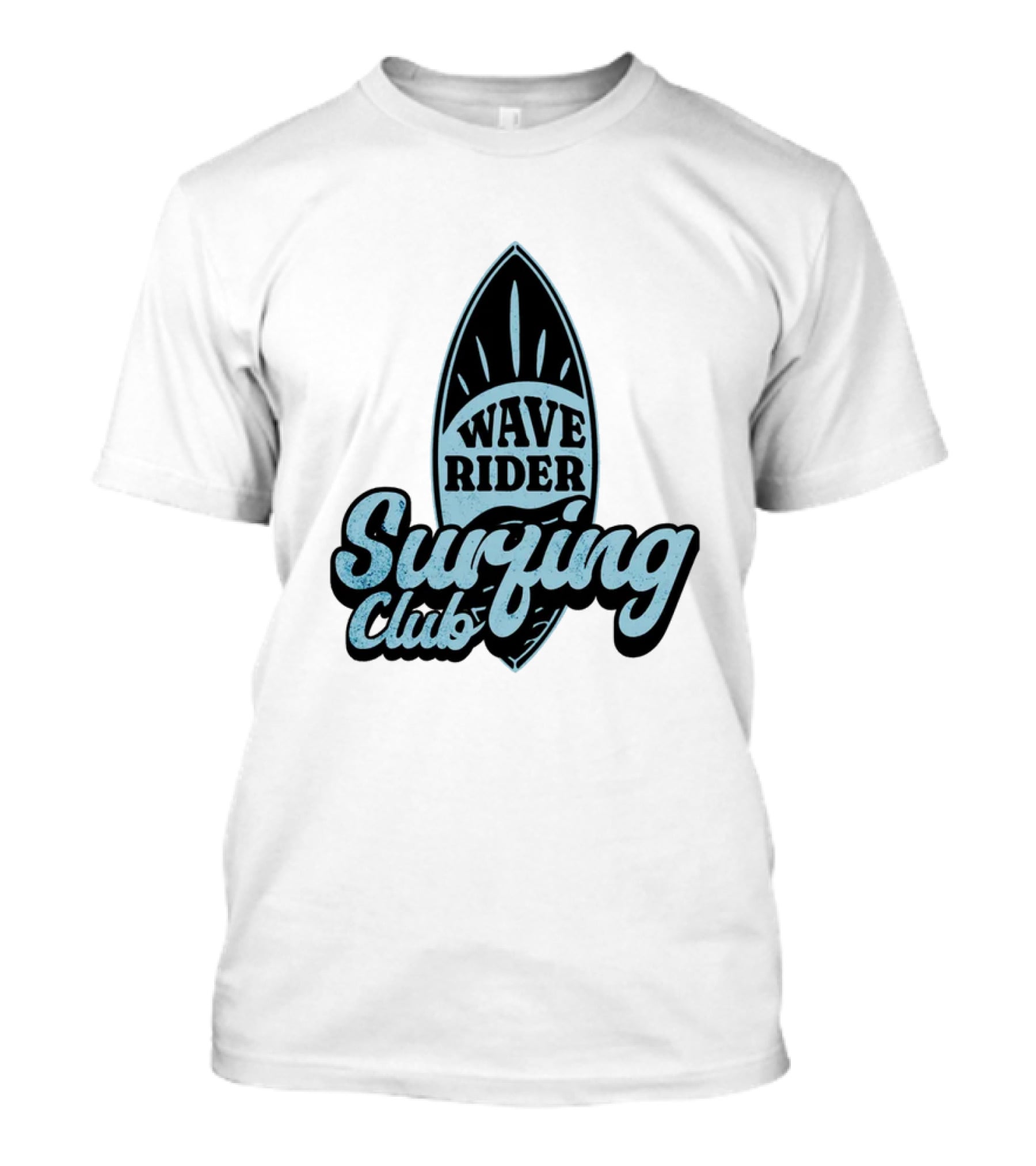 Wave Rider Surfing Club Surfboard T-Shirt