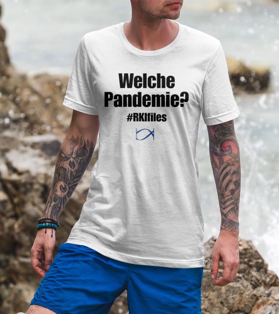 Welche Pandemie RKI Files Christian Fish T-Shirt