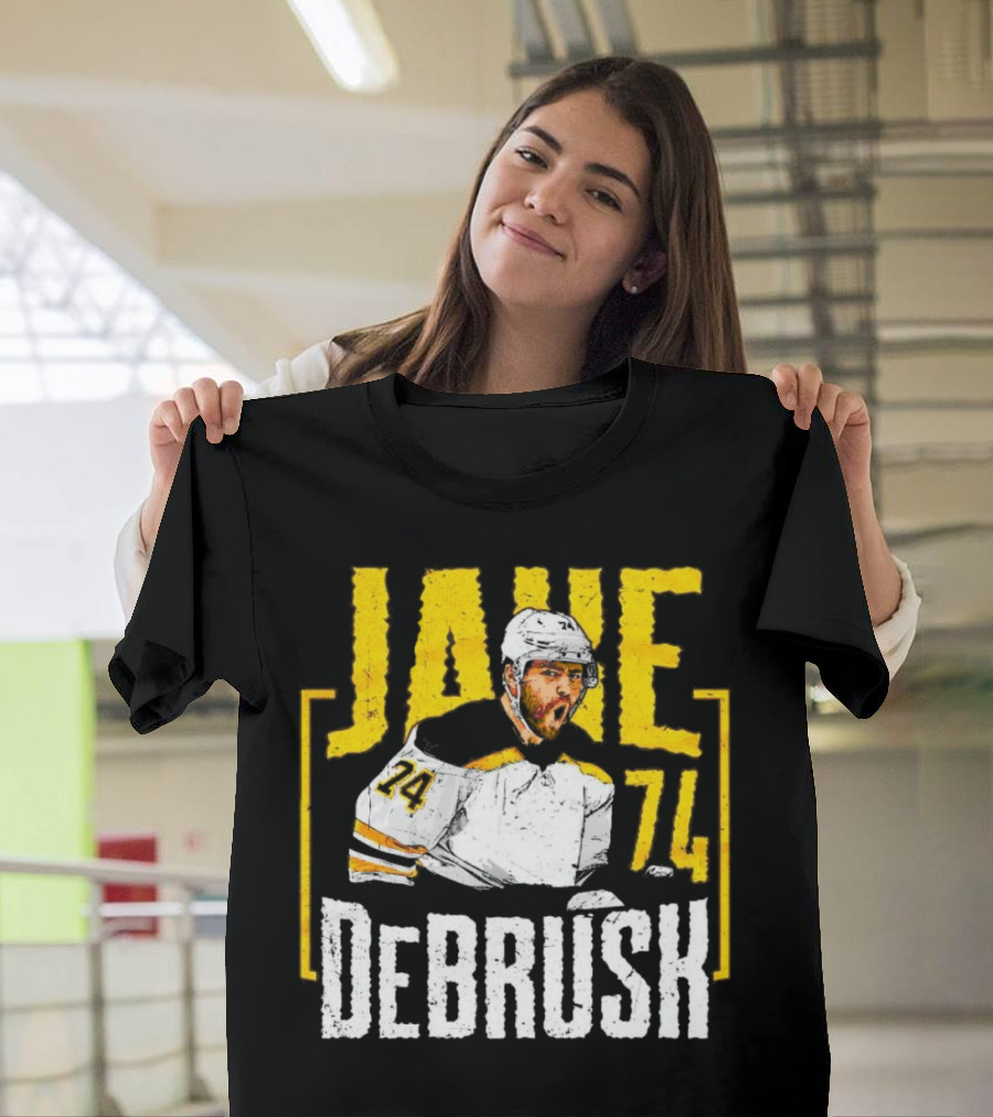 Jake DeBrusk 74 Boston Hockey Player T-Shirt