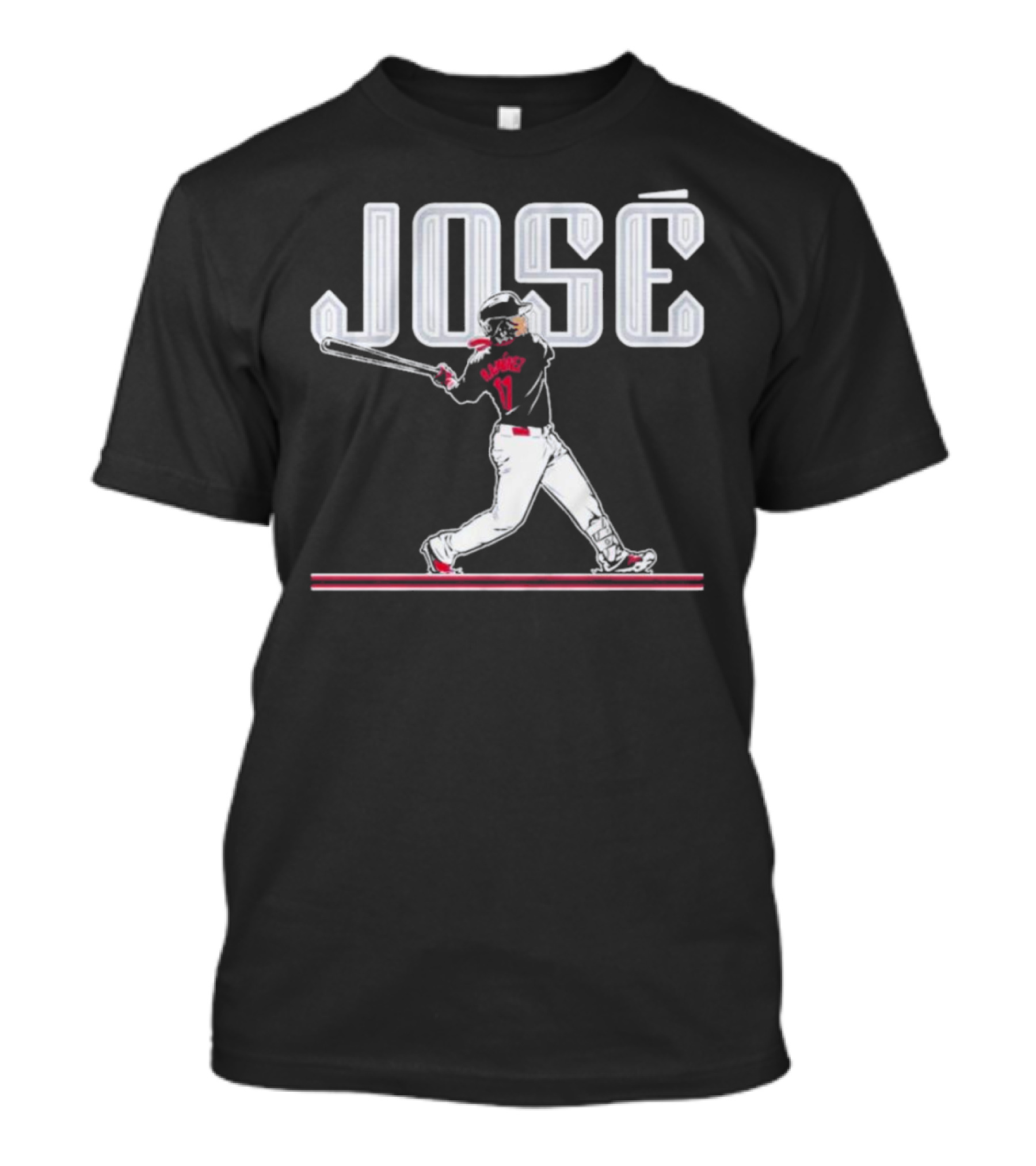 José Baseball Ramirez Slugger Swing T-Shirt