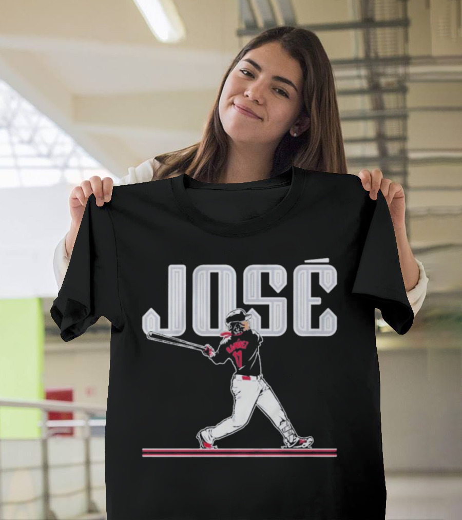 José Baseball Ramirez Slugger Swing T-Shirt