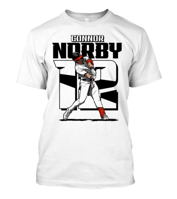 Connor Norby Baltimore Orioles Number 12 Player T-Shirt