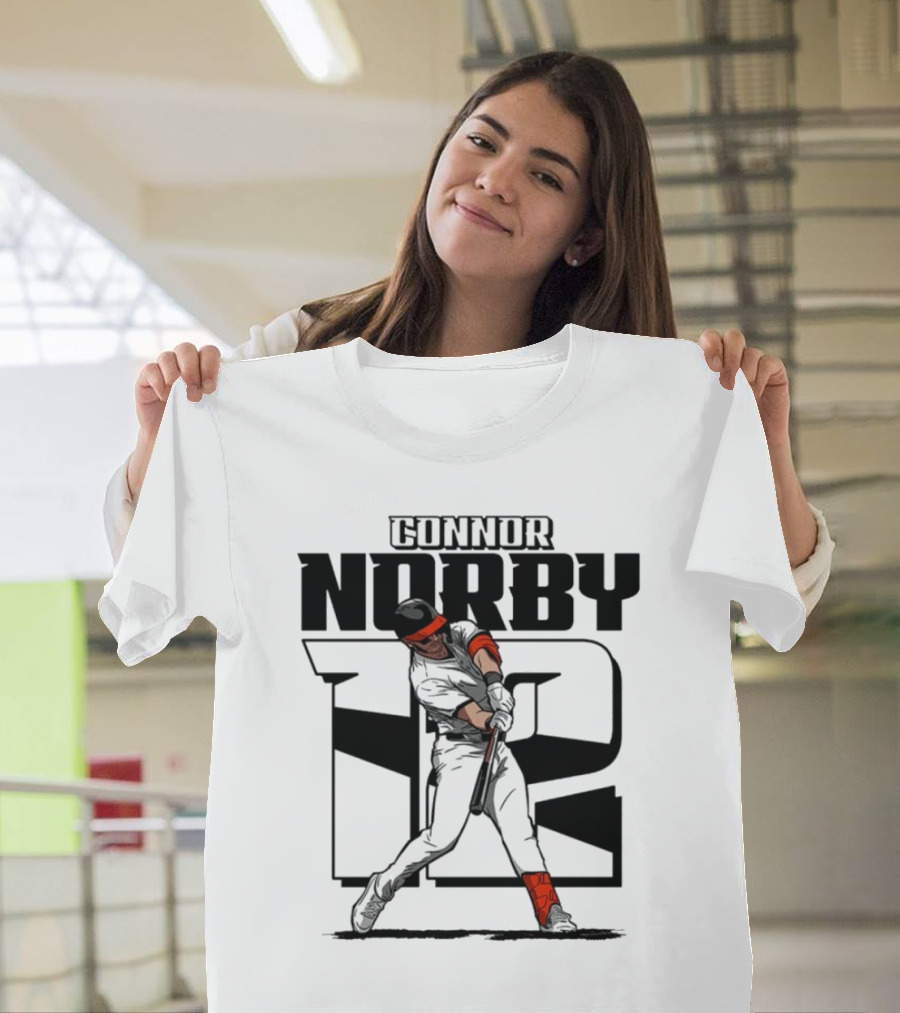 Connor Norby Baltimore Orioles Number 12 Player T-Shirt