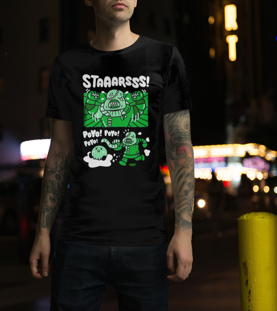 STAAARSSS Poyo Poyo Poyo Alien Creature Encounter T-Shirt