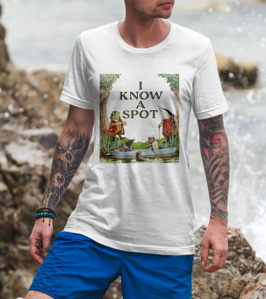 I Know A Spot Animals By The River With Friends T-Shirt