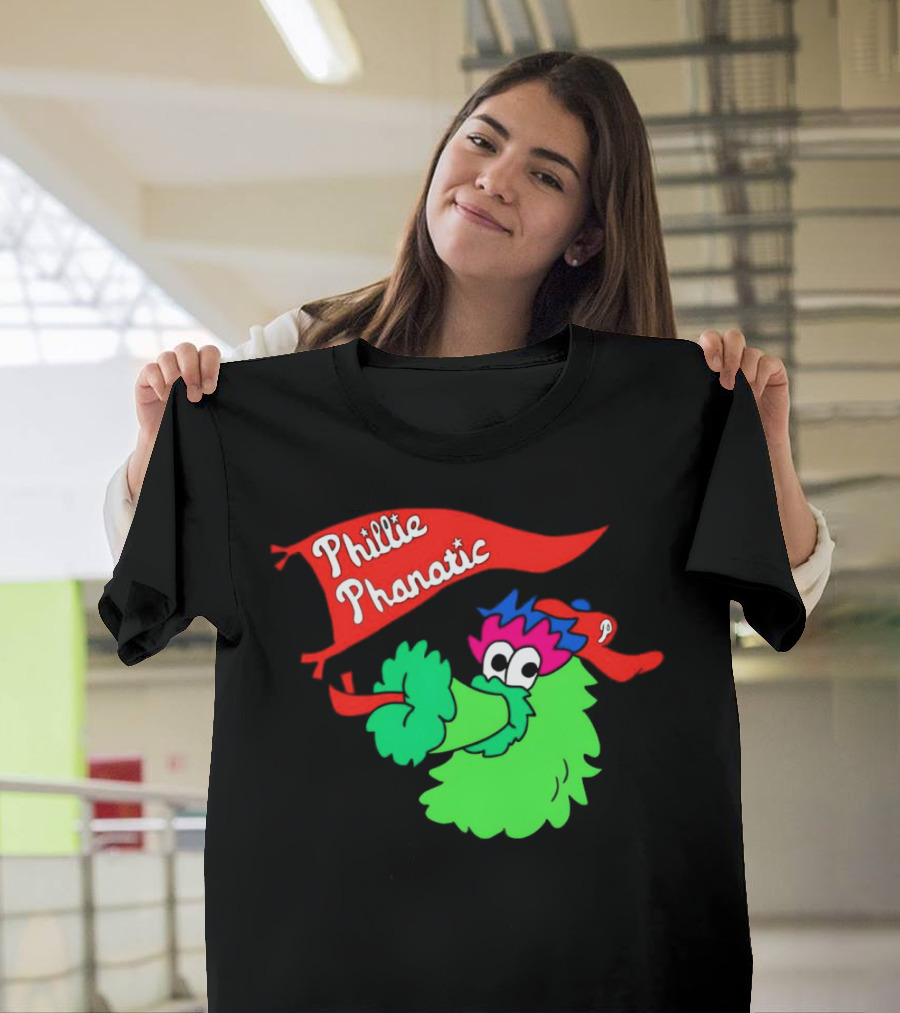 Phillie Phanatic Philadelphia Phillies Mascot Banner T-Shirt
