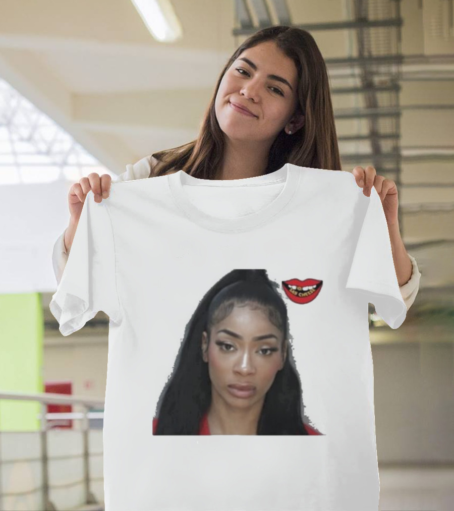 Tommie Lee Arrested Mugshot With Red Lips T-Shirt