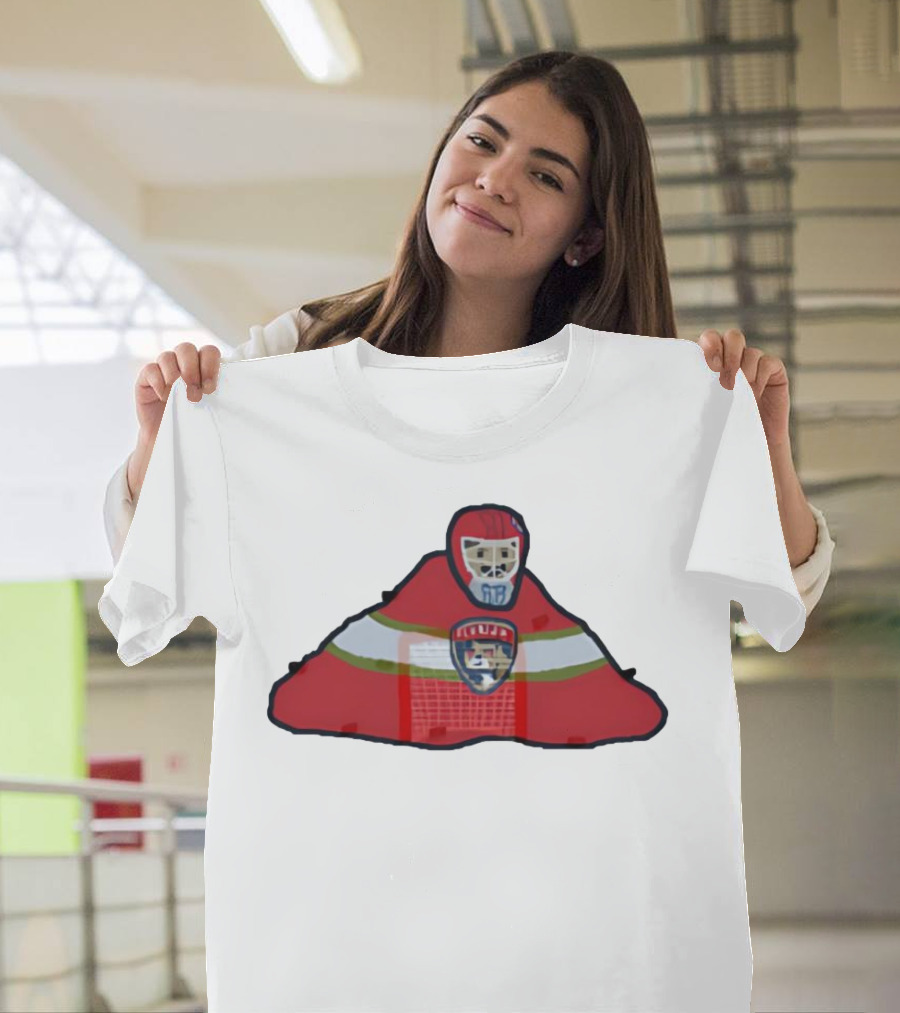 Florida Panthers Sergei Blob-Rovsky Hockey Goalie Net T-Shirt