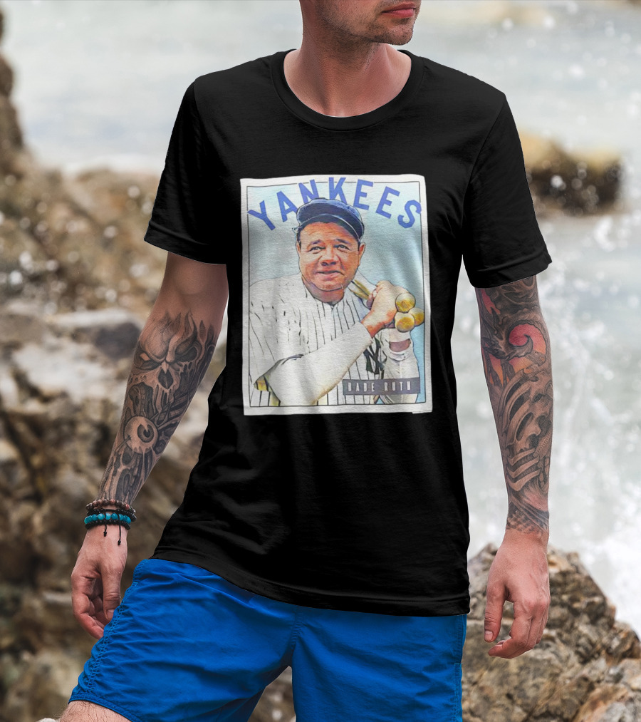 YANKEES Babe Ruth Baseball T-Shirt