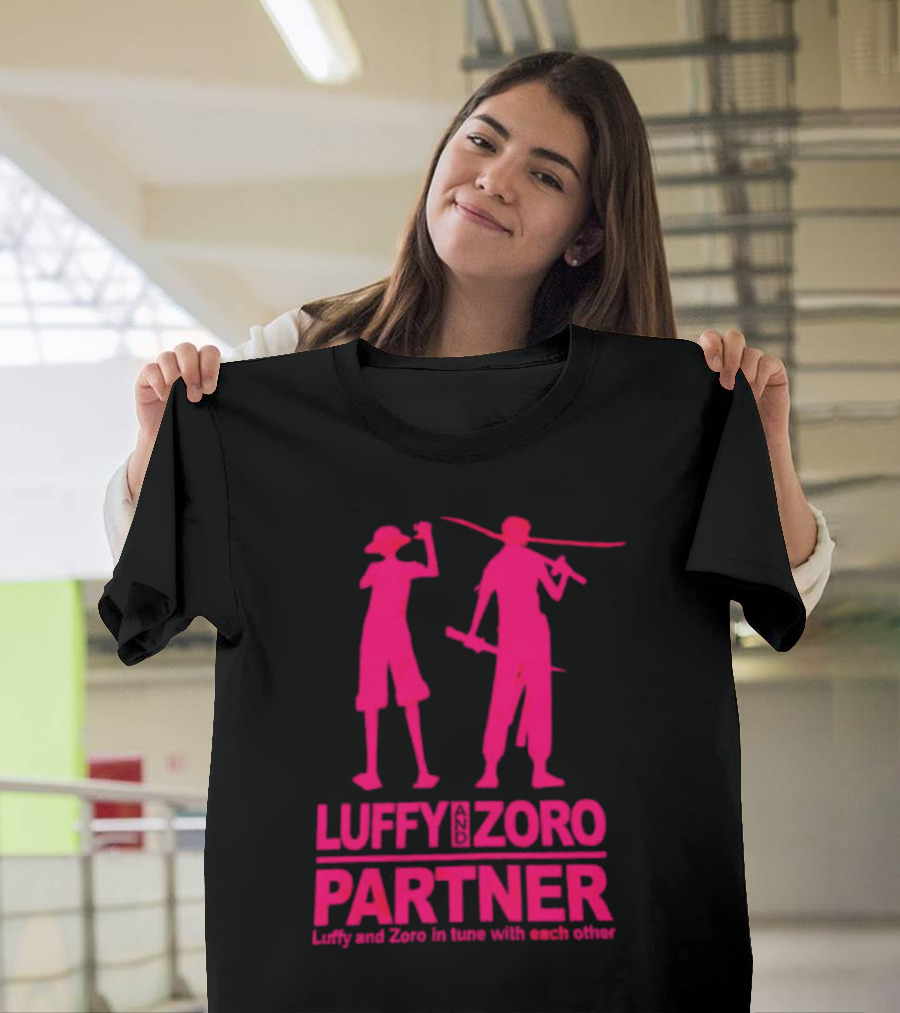 Luffy and Zoro Partner in Tune with Each Other T-Shirt