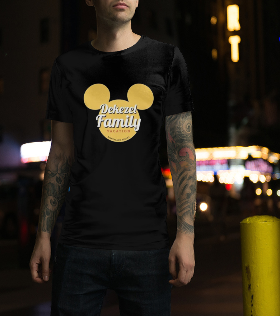 Dekezel Family Disneyland Resort Vacation Mickey Mouse T-Shirt