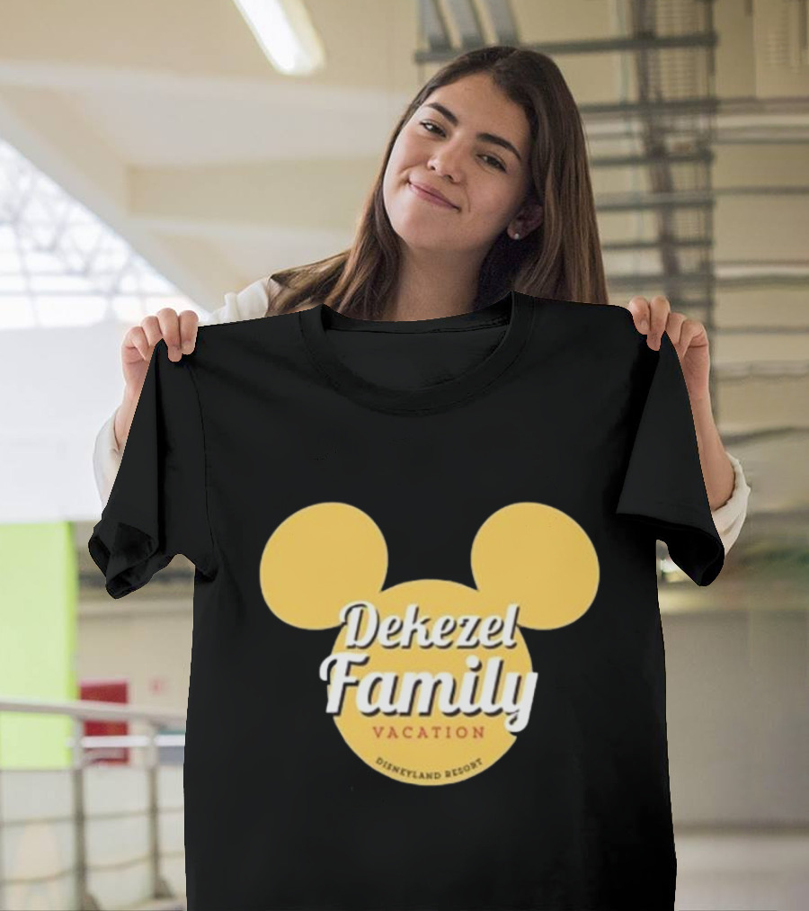 Dekezel Family Disneyland Resort Vacation Mickey Mouse T-Shirt
