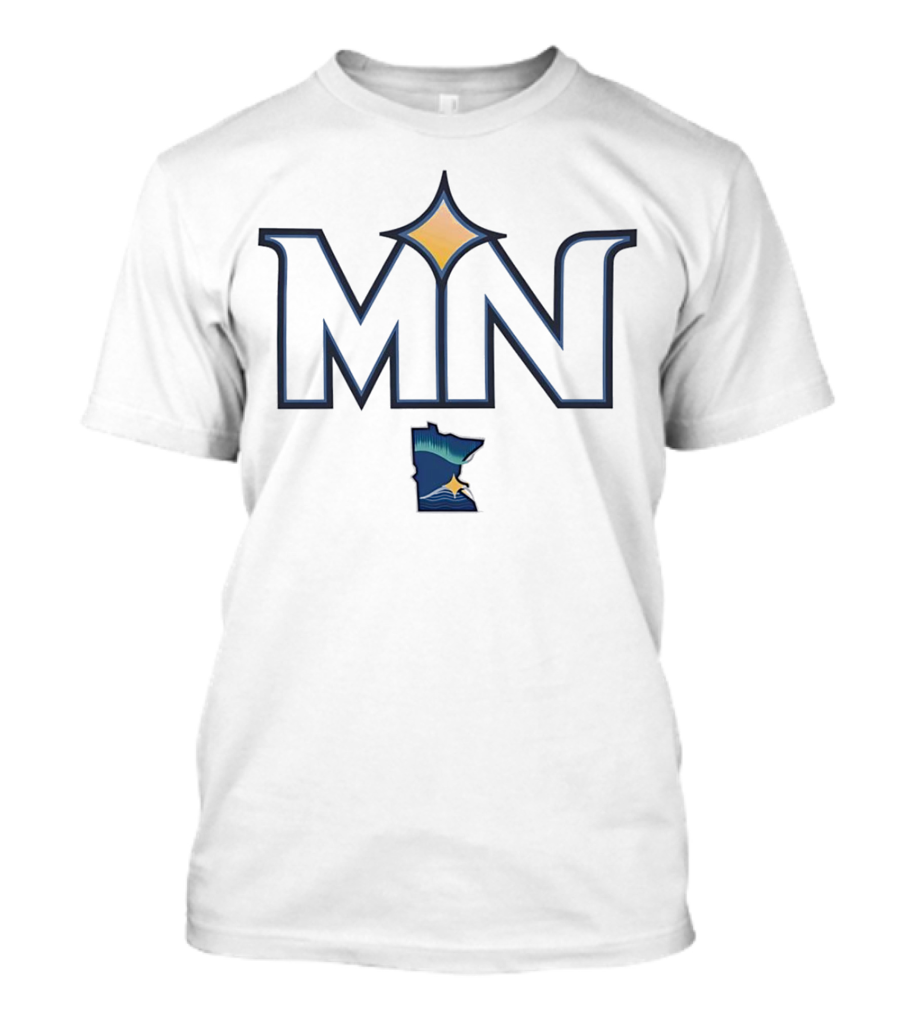 MN Minnesota Twins City Map T-Shirt