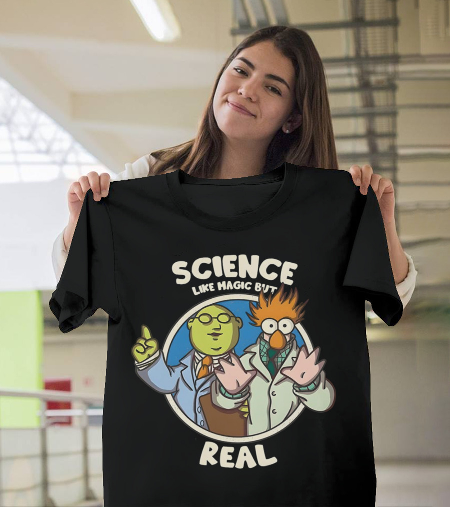 Dr. Bunsen Honeydew And Beaker Science Like Magic But Real T-Shirt