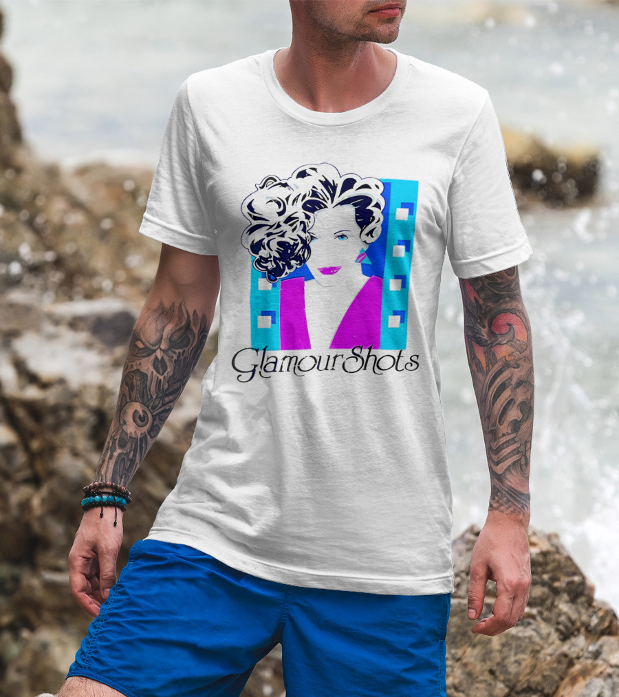 Glamour Shots Pop Art Retro Style Icons T-Shirt