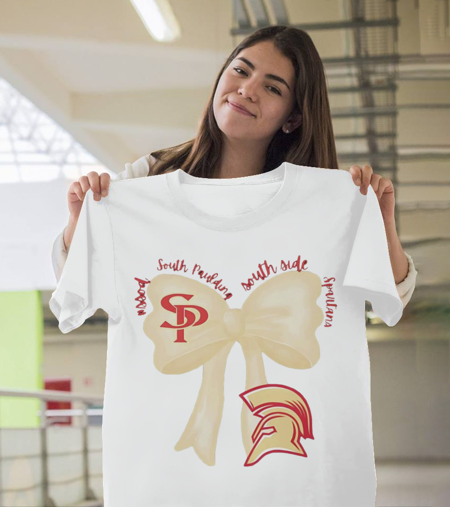 SP Bowtie South Paulding South Side Spartans T-Shirt