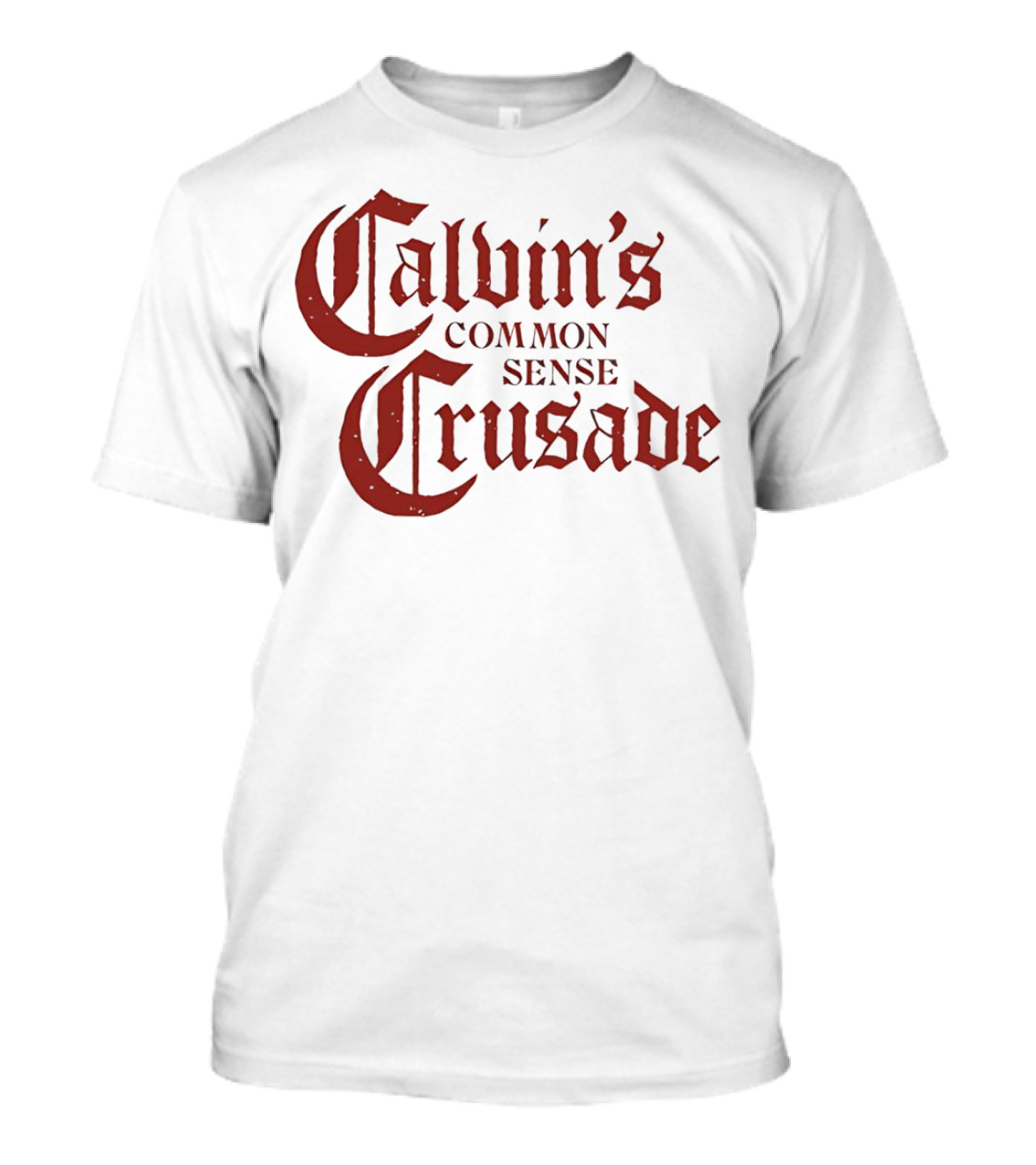 Calvin's Common Sense Crusade Gothic T-Shirt