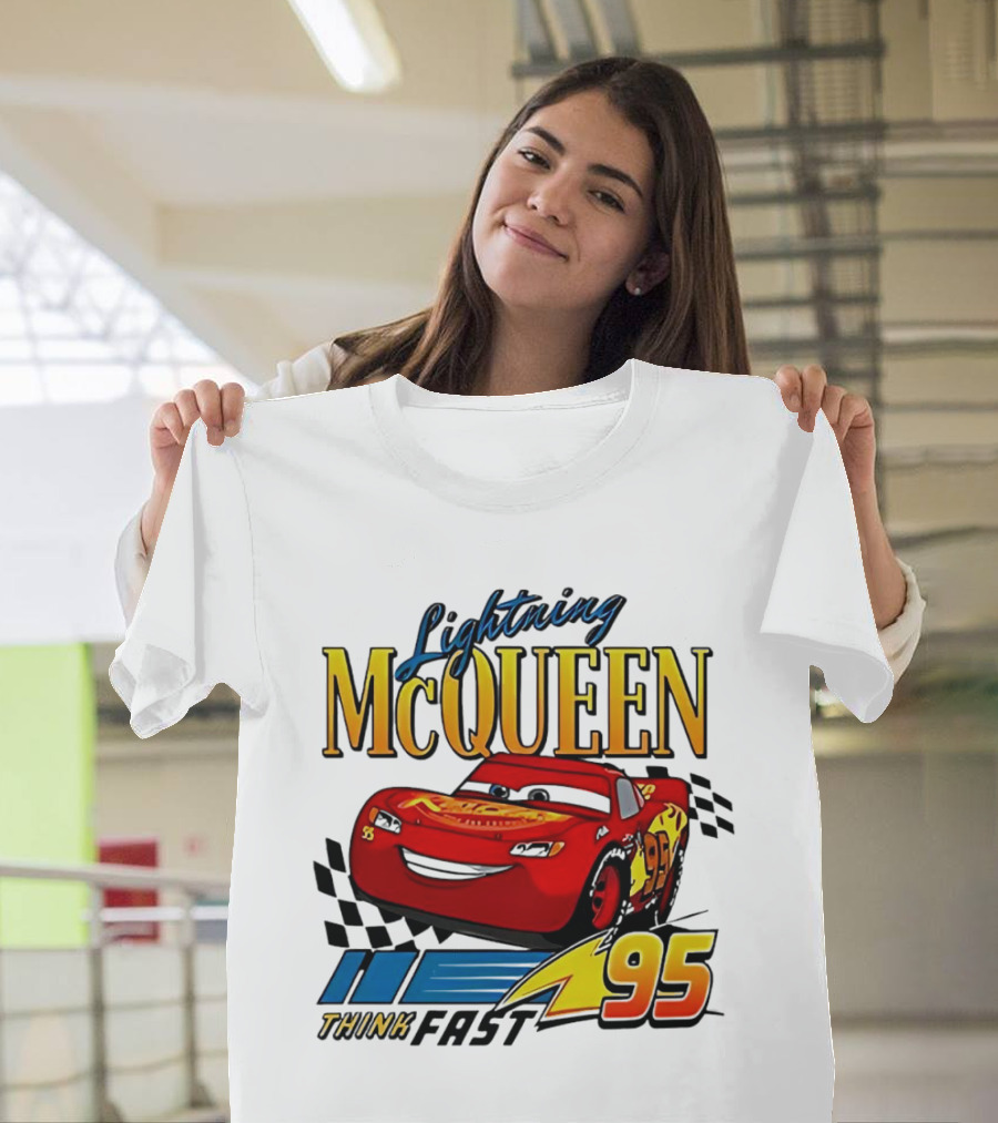 Lightning McQueen 95 Think Fast Racing Adventure T-Shirt