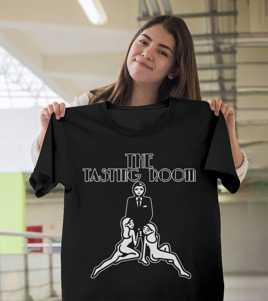 The Tasting Room Sophisticated Style with Two Figures T-Shirt