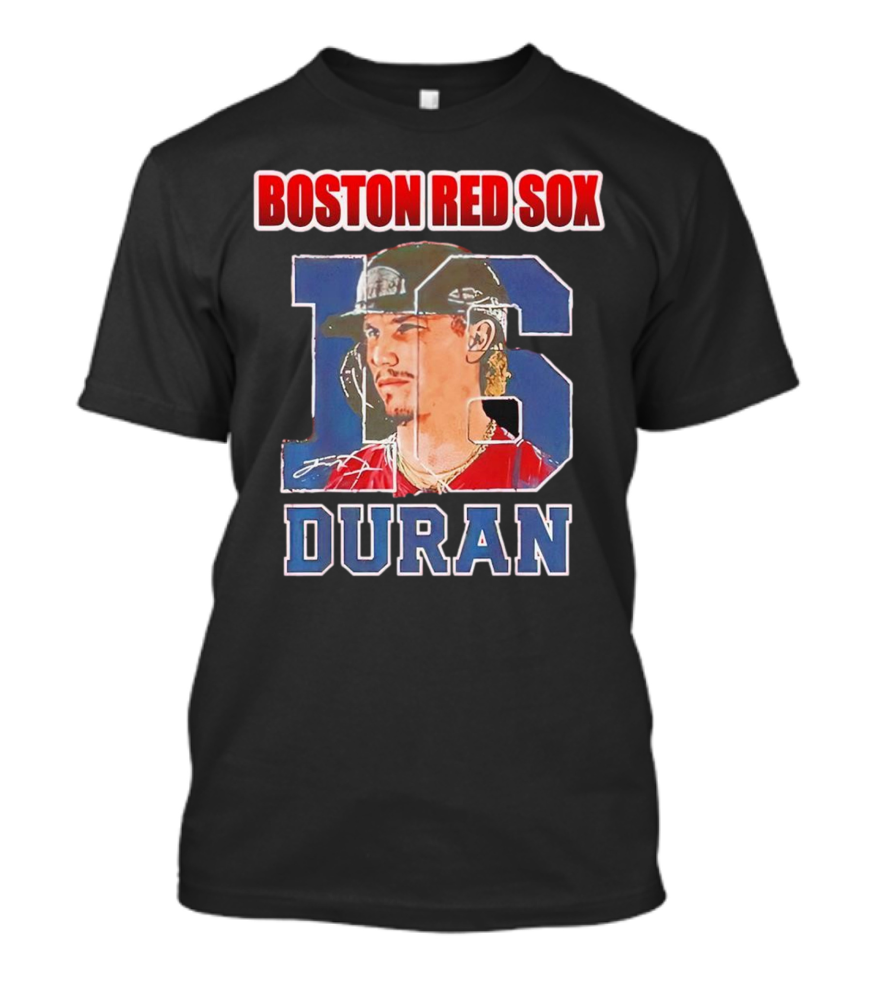 Boston Red Sox Jarren Duran 16 Portrait Patch T-Shirt