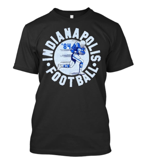 Indianapolis Football 1984 Vintage Blue And White Player T-Shirt