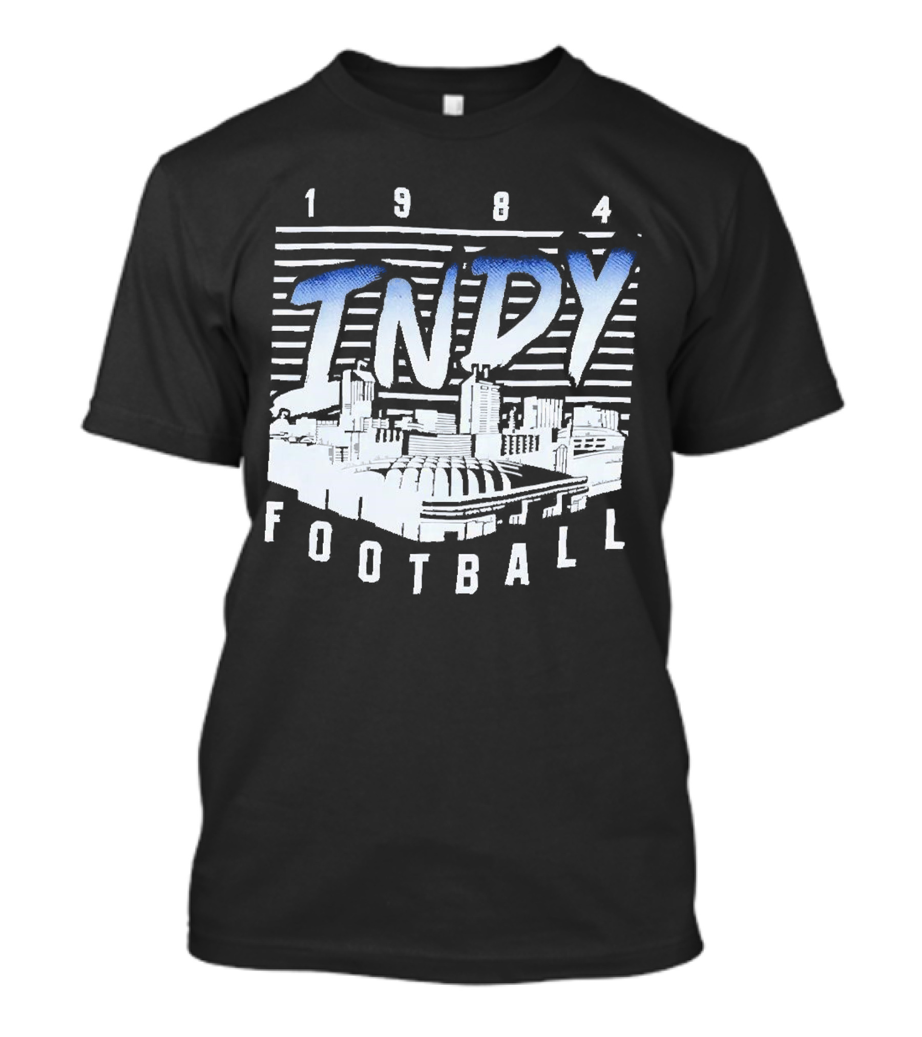 1984 Indy Football Skyline T-Shirt