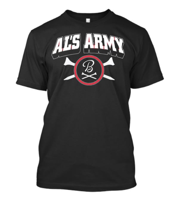 AL'S ARMY B With Crossed Bats Baseball T-Shirt