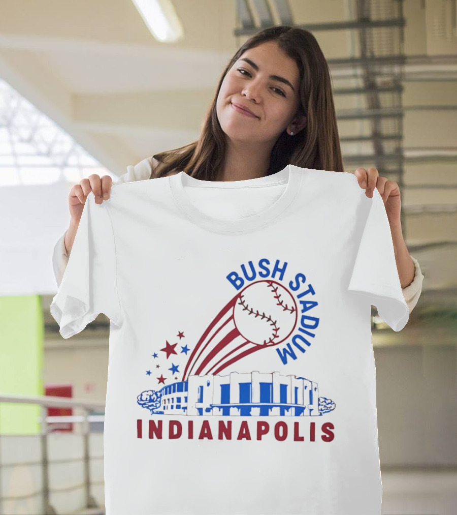 Bush Stadium Indianapolis Baseball T-Shirt