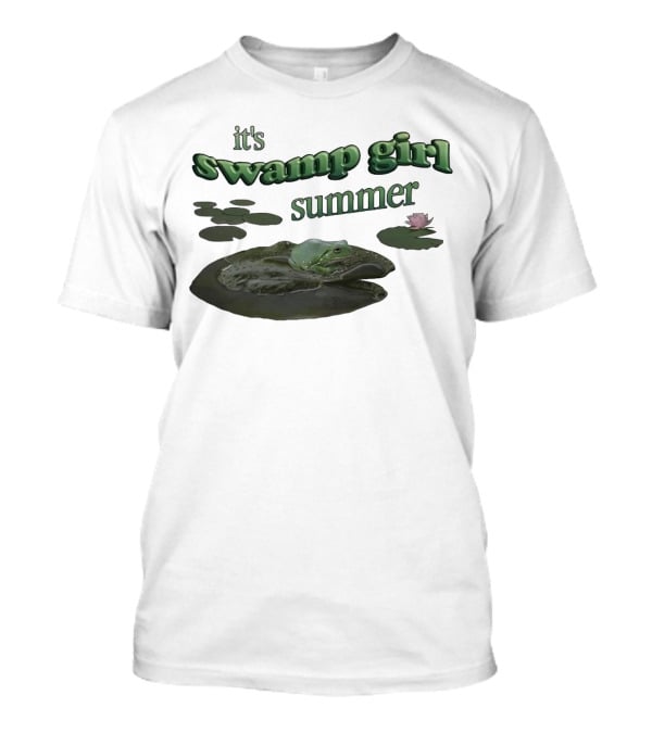 It's Swamp Girl Summer Frog Lily Pads Blossom T-Shirt