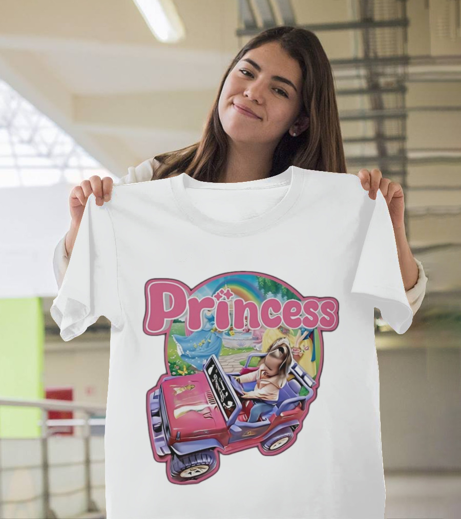 Princess Rainbow Fantasy Adventure Kids Jeep T-Shirt