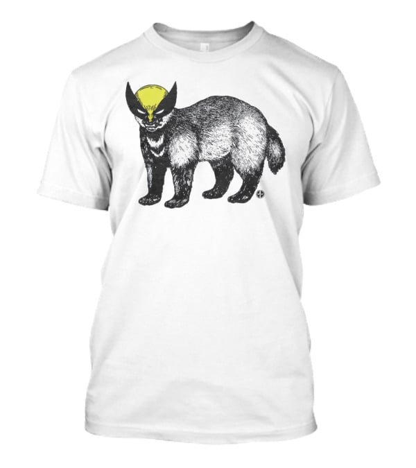 This Is Textbook Wolverine With Yellow Mask On Animal T-Shirt