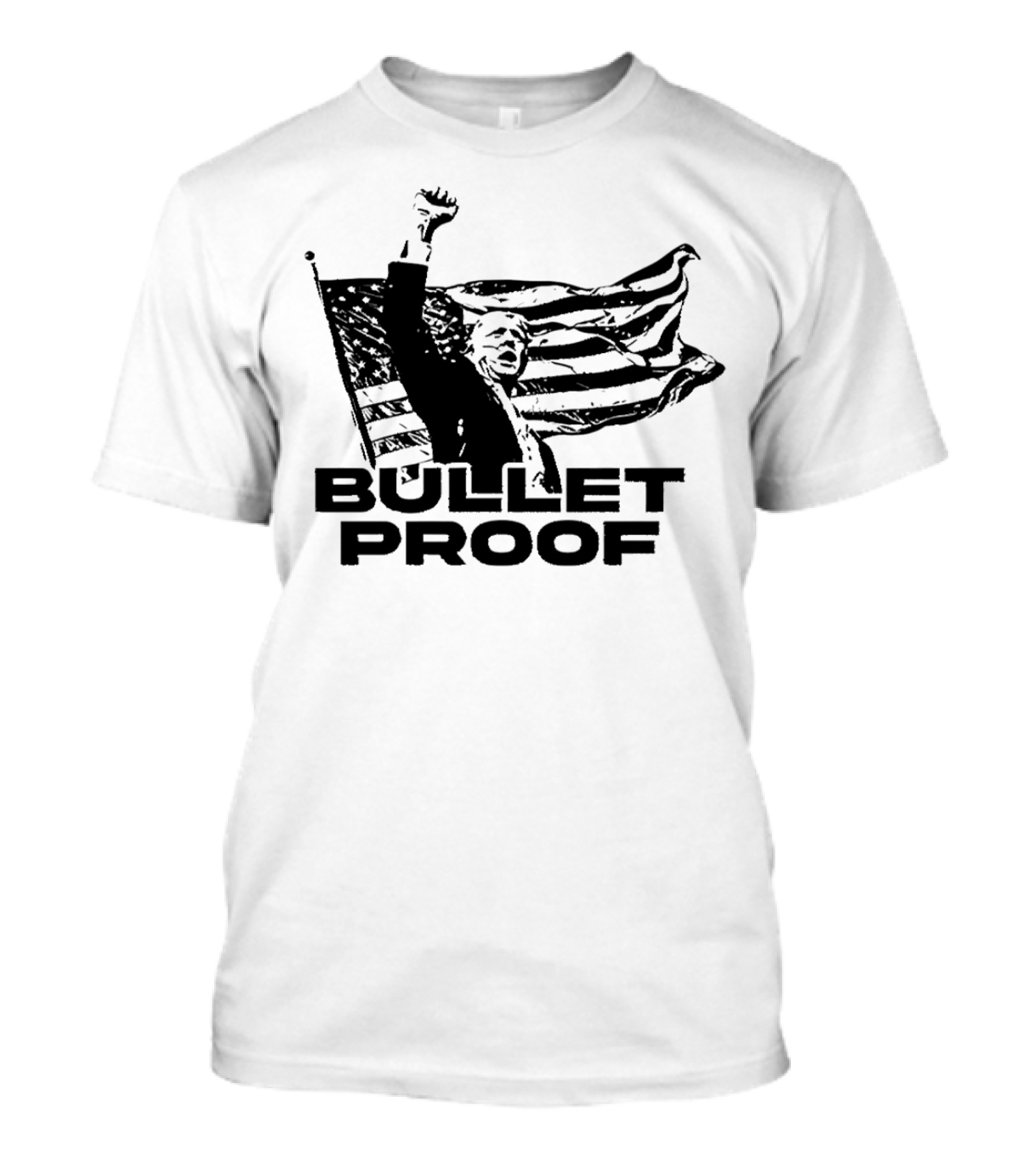 Trump Bulletproof American Flag T-Shirt