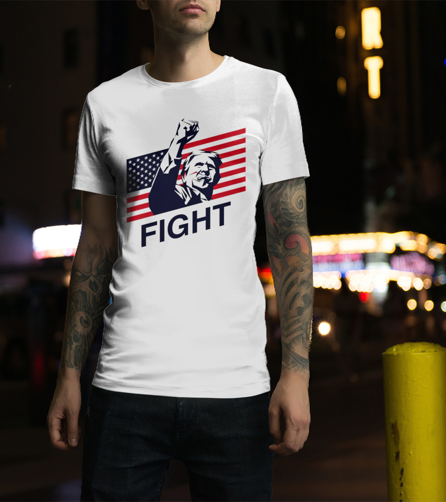 Fight American Flag Patriot T-Shirt