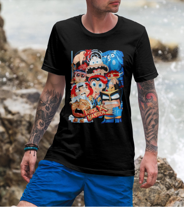 Inside X Mansion Inside Out 2 X-Men Mashup T-Shirt