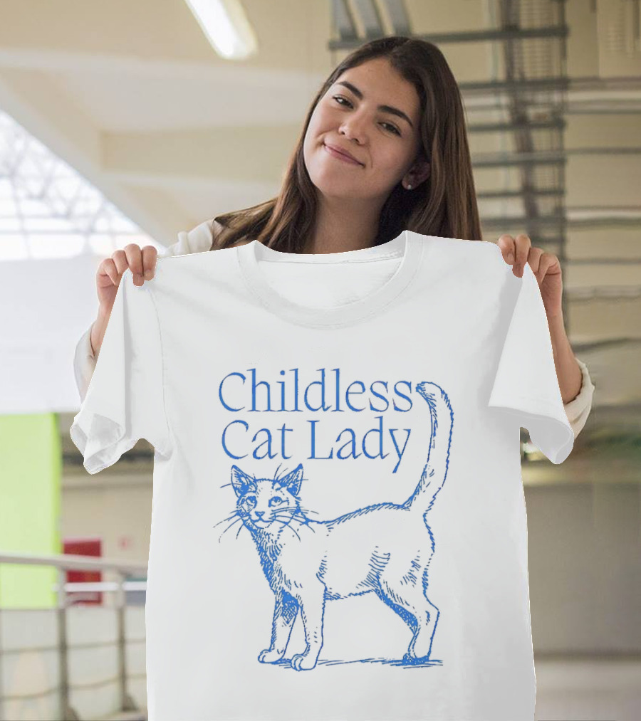 Childless Cat Lady Feline T-Shirt