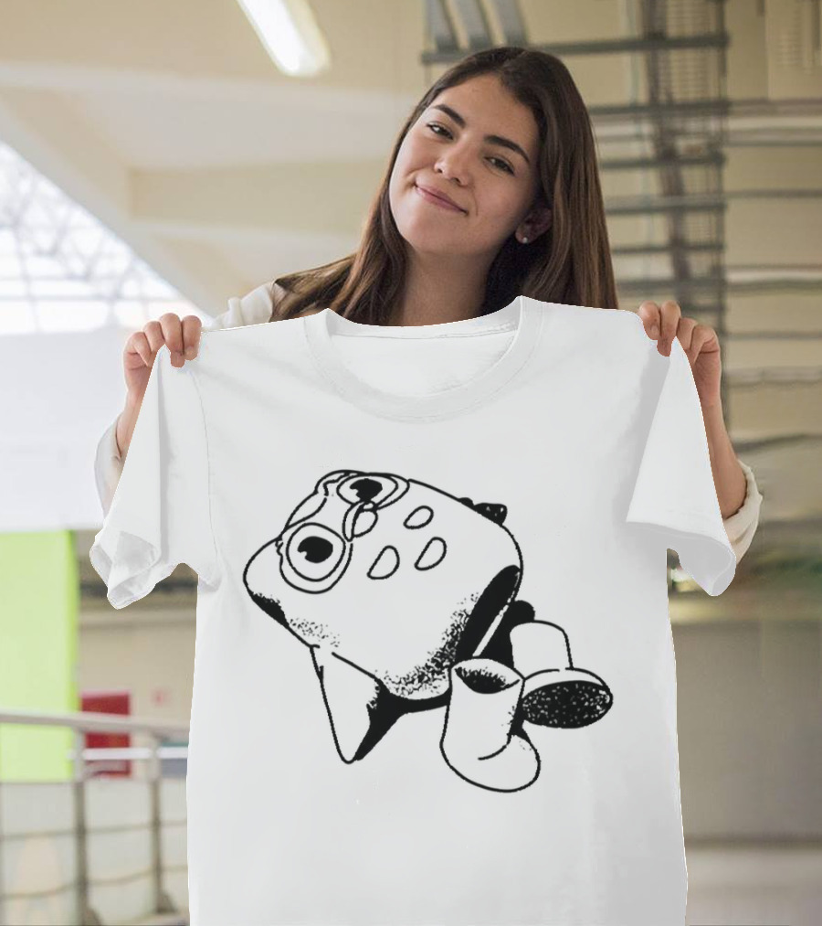 Duolingo Store Disgruntled Duo Owl with Boots T-Shirt