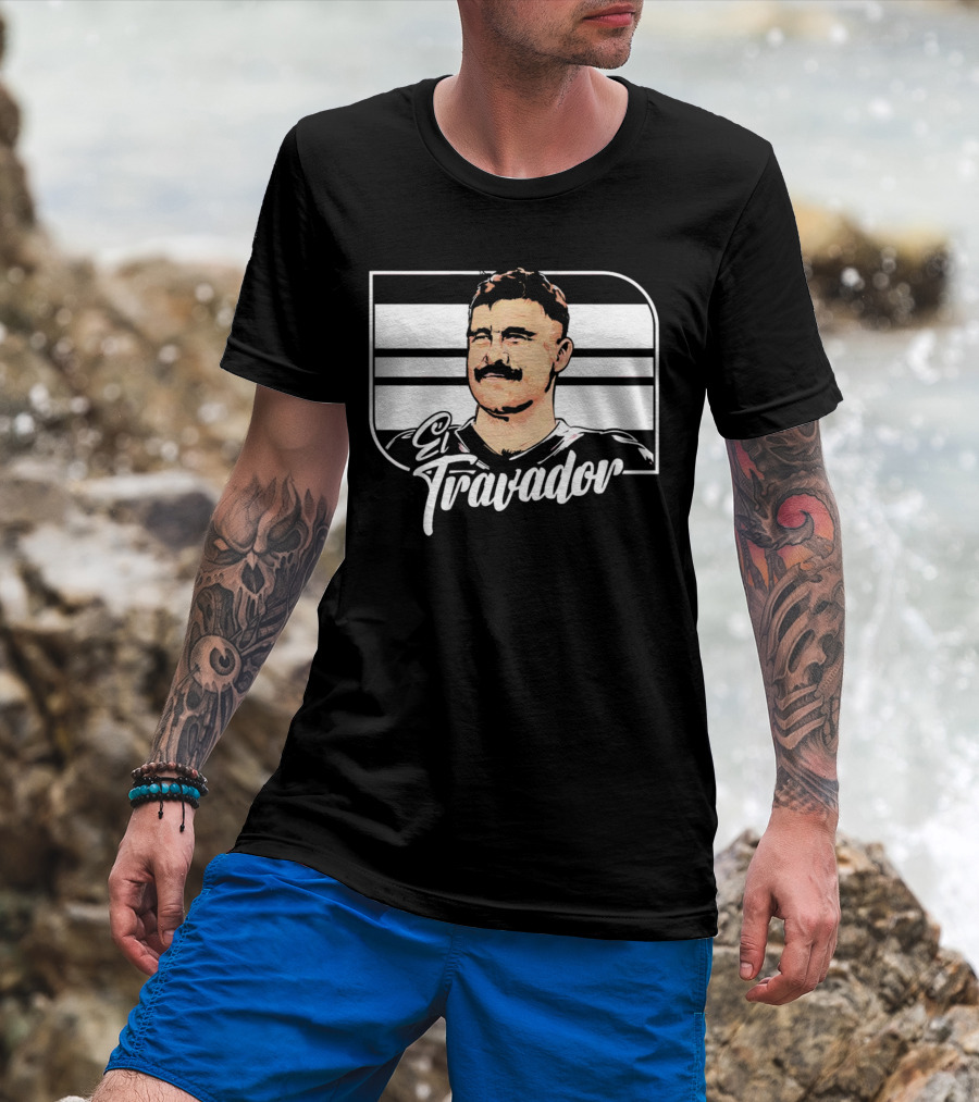 Travis Kelce El Travador NFL Football Player Caricature T-Shirt