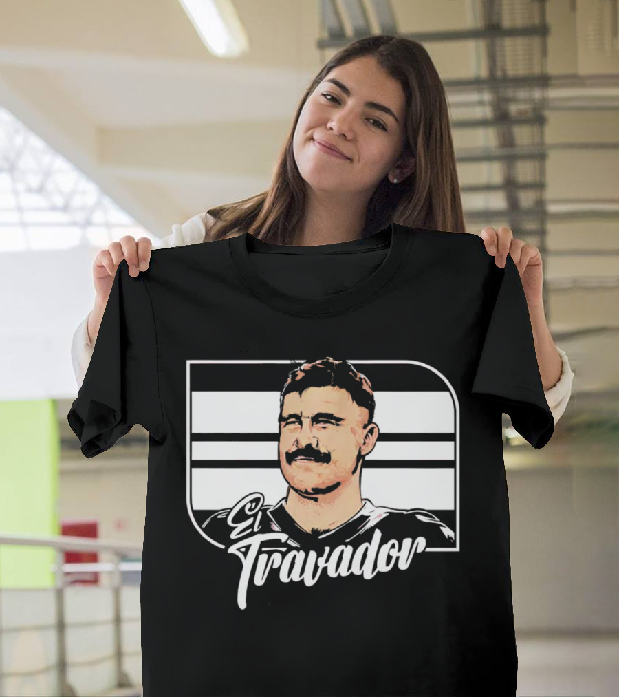 Travis Kelce El Travador NFL Football Player Caricature T-Shirt