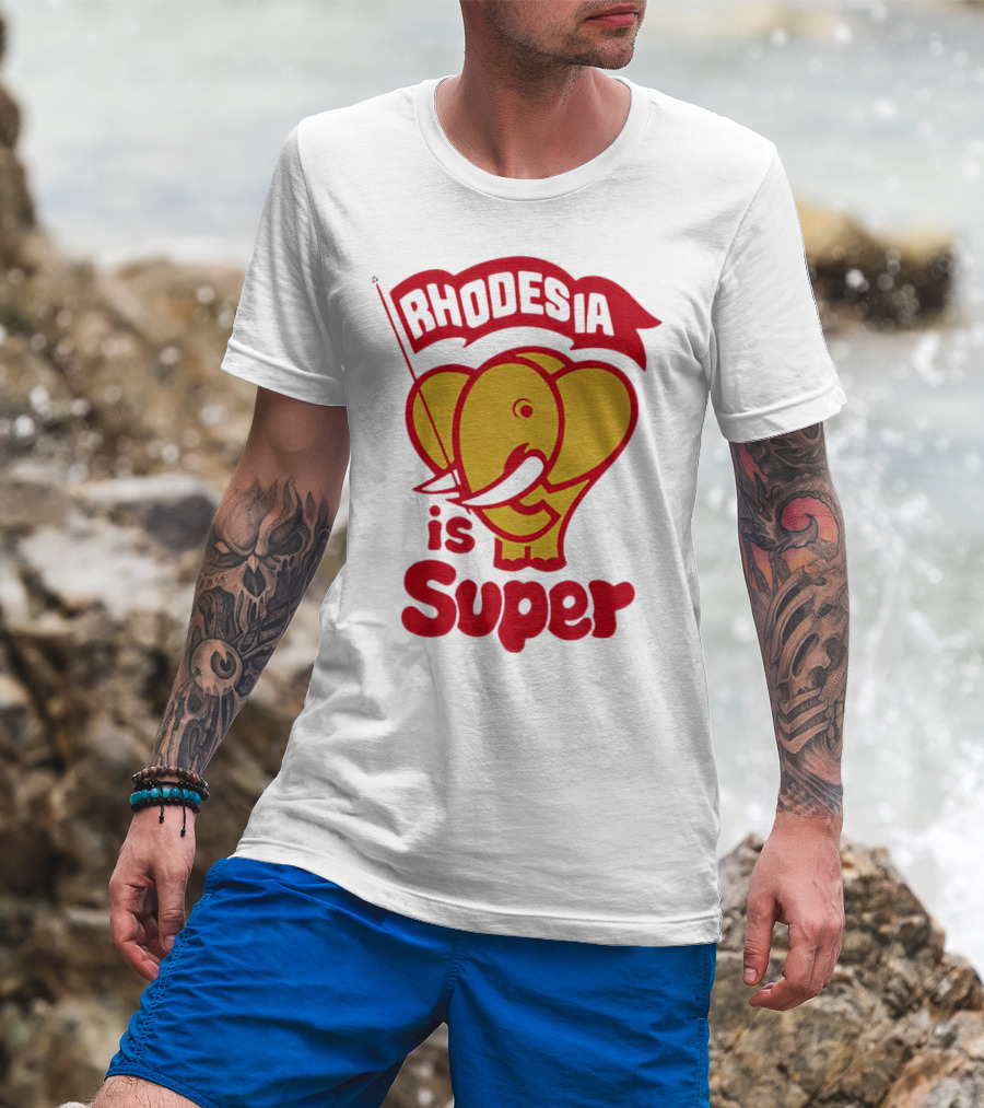 Rhodesia Is Super Elephant T-Shirt