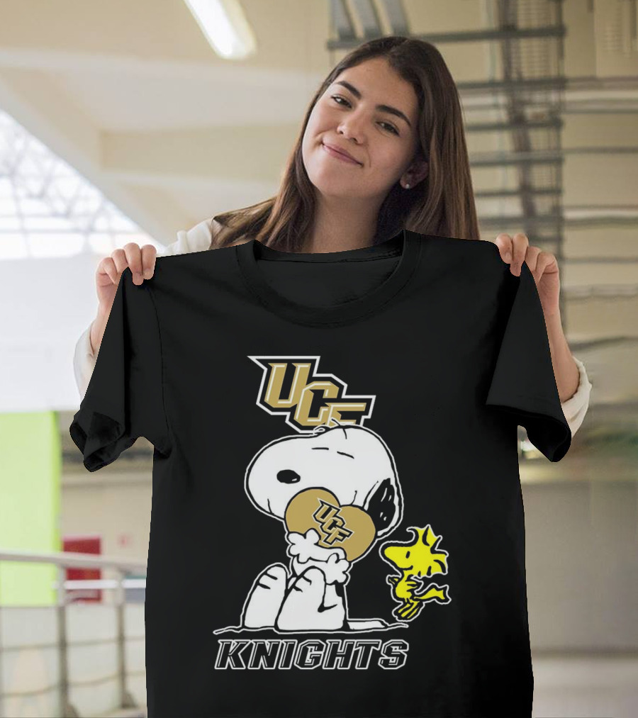 Snoopy And Woodstock UCF Knights Football Team Spirit T-Shirt