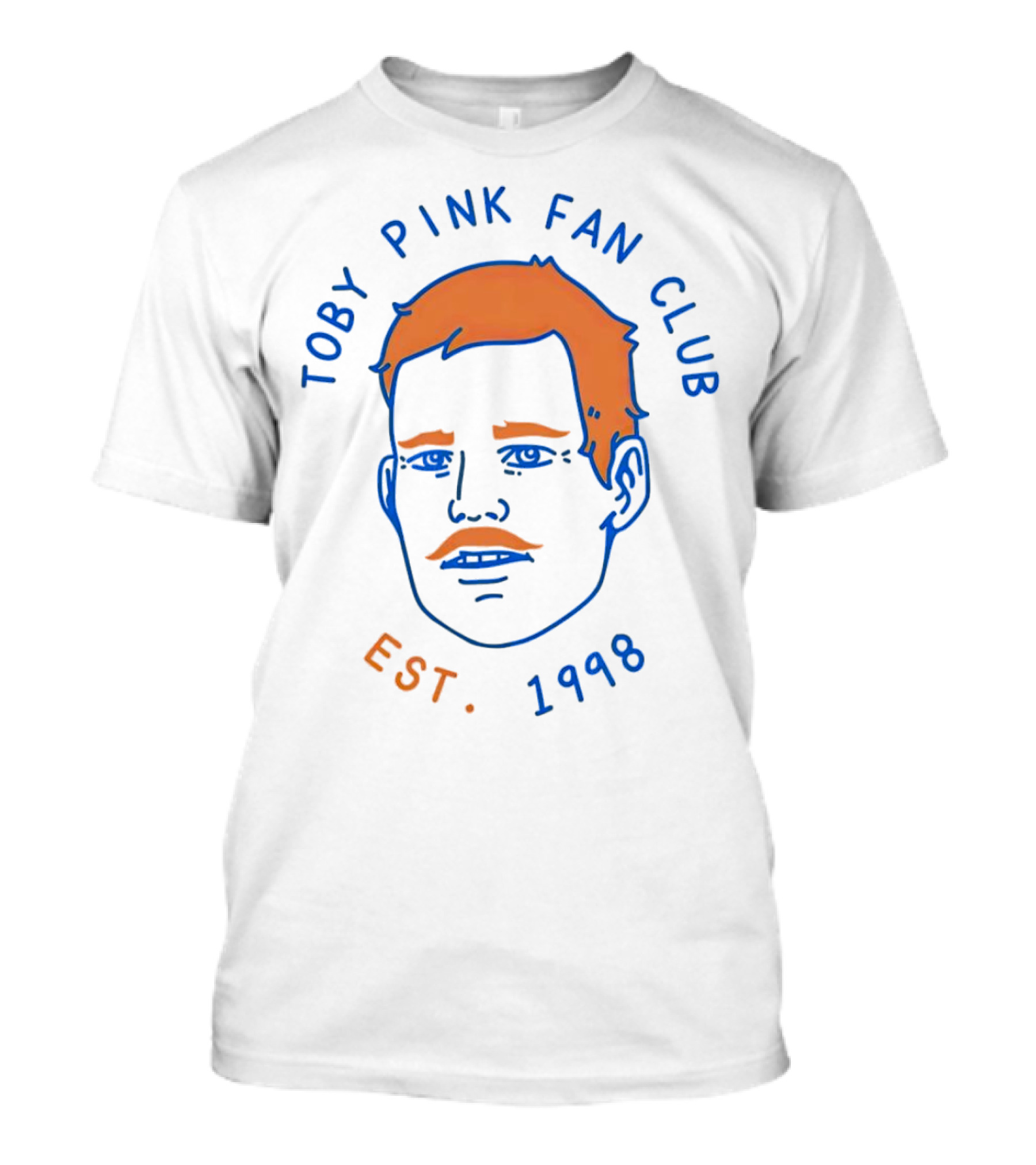 Toby Pink Fan Club Est 1998 Orange T-Shirt