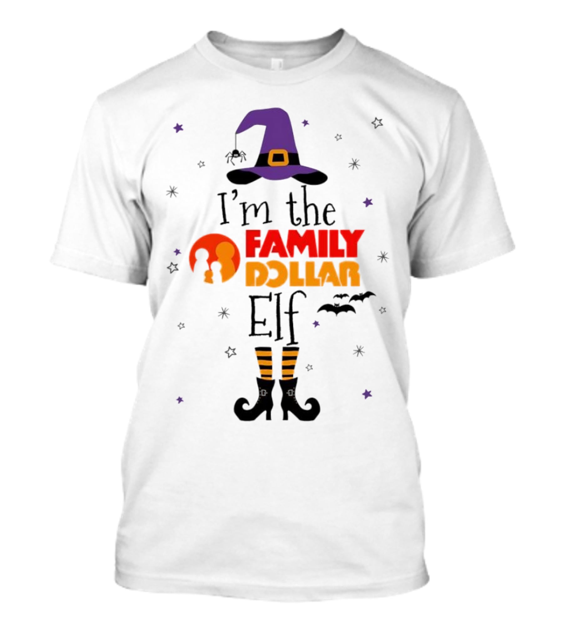 I’m The Family Dollar Elf Witch Halloween T-Shirt