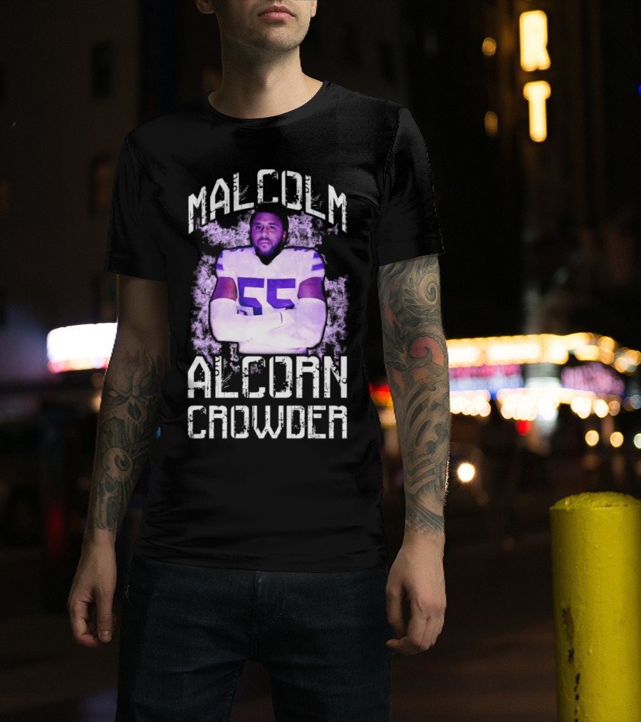 Malcolm Alcorn Crowder Kansas State Wildcats 55 T-Shirt