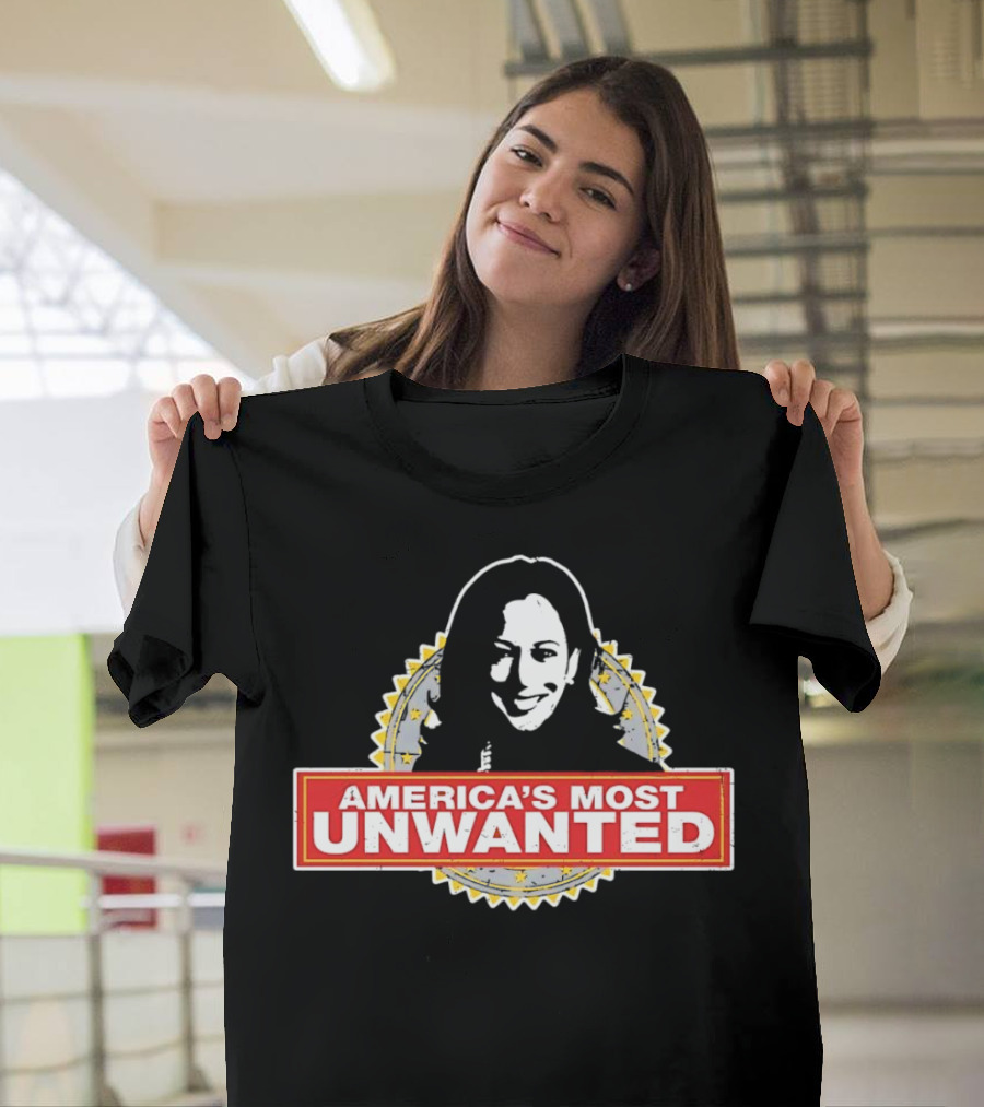 America's Most Unwanted Harris Badge T-Shirt